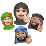 Logo of Muslim Memoji Stickers android Application 