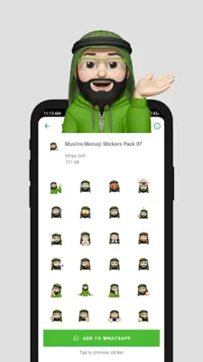 Muslim Memoji Stickers android App screenshot 0