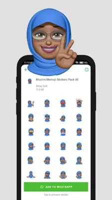 Muslim Memoji Stickers android App screenshot 4