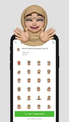 Muslim Memoji Stickers android App screenshot 5