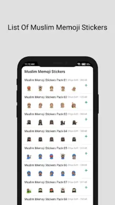 Muslim Memoji Stickers android App screenshot 7